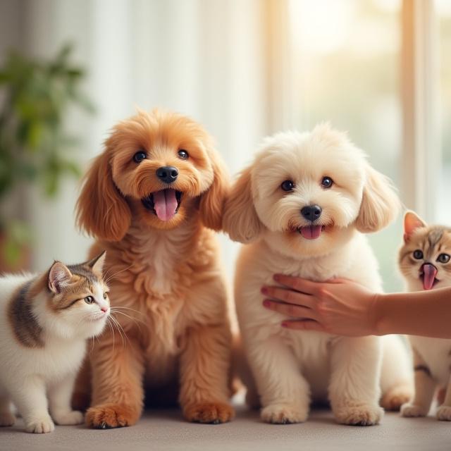Multi-pet family grooming with discount rates