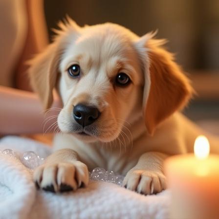 Luxury pet spa with aromatherapy baths and pawicures